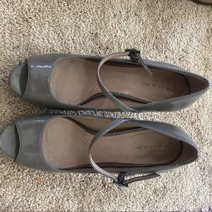 Open toed tahari heels